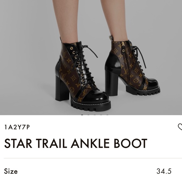 LOUIS VUITTON STAR TRAIL ANKLE BOOTS - Picture 5 of 9
